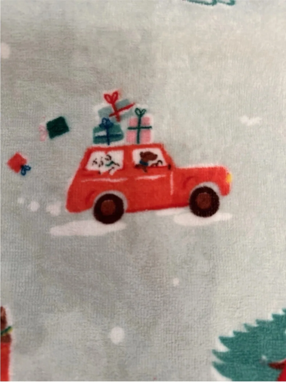Cath Kidston London Snow Day Towel Set – 2 Bath & 2 Hand Towels Christmas Cotton